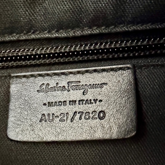 Salvatore Ferragamo Lambskin Gancini Shoulder Bag - Picture 9 of 16